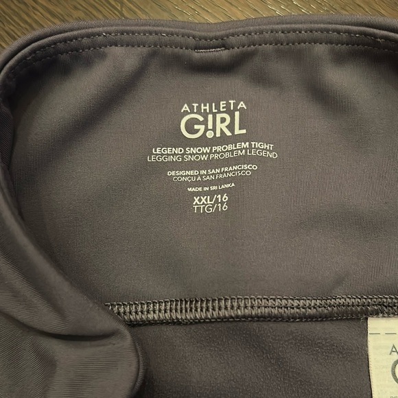 Athleta Girl Dusk Violet Leggings Girls Size 16 - Picture 4 of 11